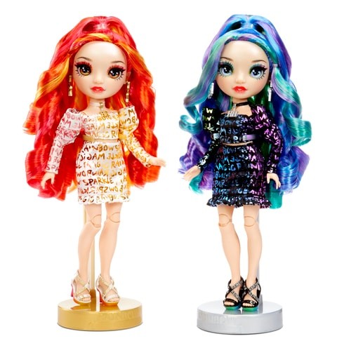 Rainbow High Special Edition Twins Fashion Dolls (2-Pack) Laurel & Holly De'Vious with accessories