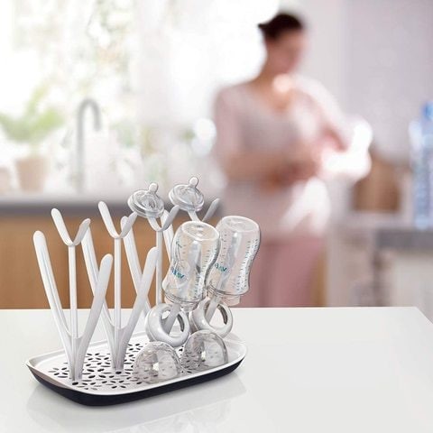 Doreen Bottle Drying Rack - BPA Free for Space Saving, Baby/Bottle Drying, Nursing Accessories