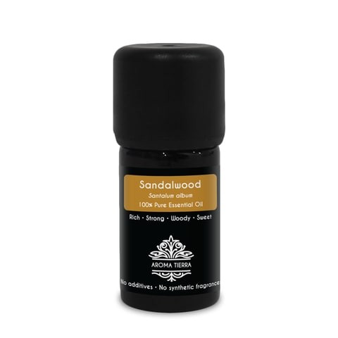 Aroma Tierra Sandalwood Essential Oil (Indian) - Aroma Tierra - 100% Pure & Natural - 5ml