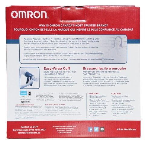 Omron Blood Pressure Monitor (BP769CAN)