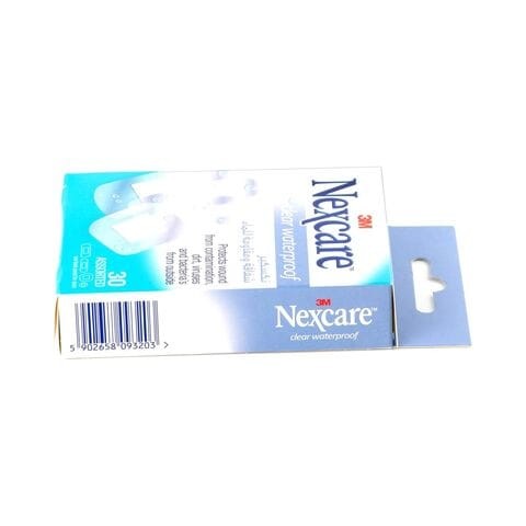 Nexcare Clear Waterproof Bandage 30 Assorted Pieces