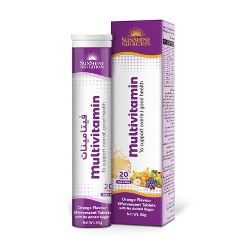 Sunshine Multivitamin Effervescent Tablets - 20 Tablets