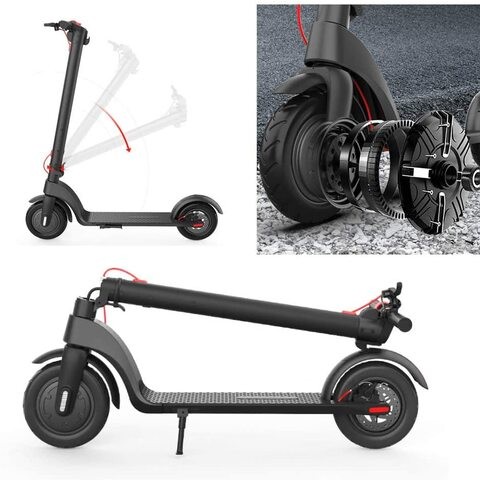 Eskuta KS-350 Folding Electric Kick Scooter - Matt Silver