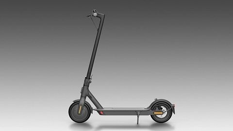 Mi 1S Electric Scooter Foldable 8.5 inch Wheel with Brushless Motor, 30 km range, top speed 25 km/h, dual brake universal version - black