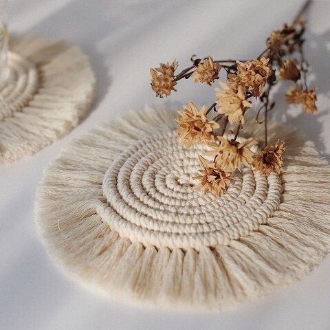 Macrame Coaster set