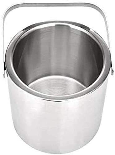 Stainless Steel Ice Bucket Ice Cube Double Container