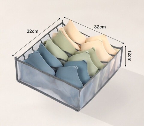 3-Packed Storage Boxes Bra Underwear Closet Organizer Drawer,Bra Organizer