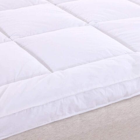 Maestro Cotton Down Proof Mattress Topper Queen 200x200 cm with piping