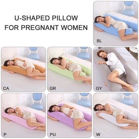 Didel U-shaped pregnancy pillow with washable lumbar cover - for relief of back and back pain