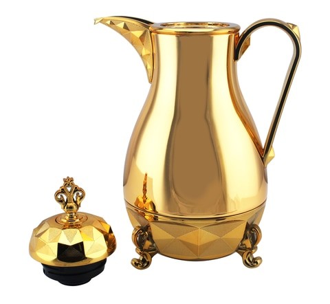 Arabian Dallah Jug by Nissan, 1 Liter, ESMA Approved, Gold CAW-G