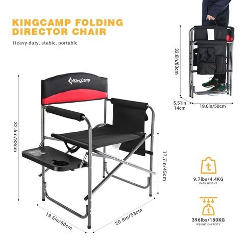 King camp-Heavy Duty Camping Folding Director Chair