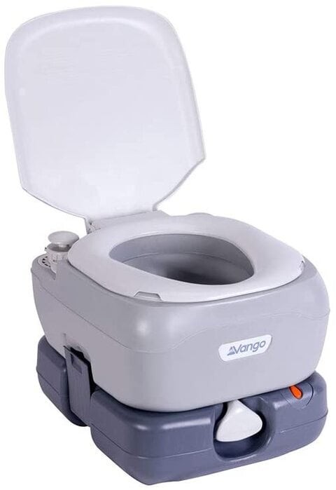 VANGO Throne, Portable Toilet, 12L, Gray