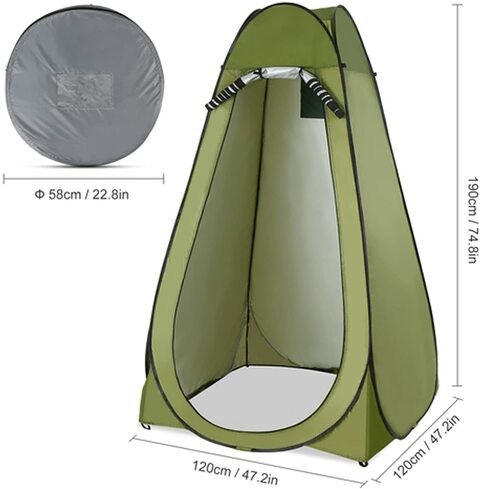 Aiwanto Tent Changing Room Privacy Tent Portable Outdoor Shower Tent Camp Toilet Rain Shelter For Beach Camping