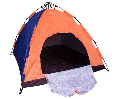 Automatic Backpacking Pop-up Camping Tent With Water Resistant For 6 Persons 220x250x150 cms - Assorted Colors