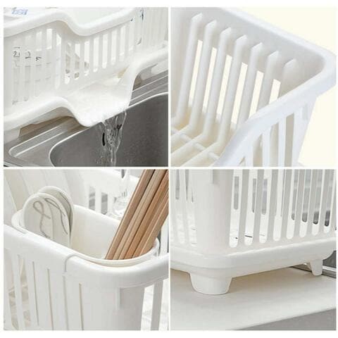 Alyssa dish drying rack for kitchen, dish rack (45 * 32.3 * 19.3 cm)