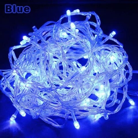 3M Fairy String Lights, Waterproof Indoor & Outdoor Decorative Lighting. the colour blue.