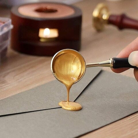 Aiwanto Wax Bead Envelope Seal 24 Colors Wax Sealing Stamp for Envelope Sealing Wax Office School Accessories