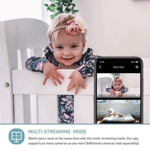 Pink Cotton Lollipop Wi-Fi HD Video Baby Monitor