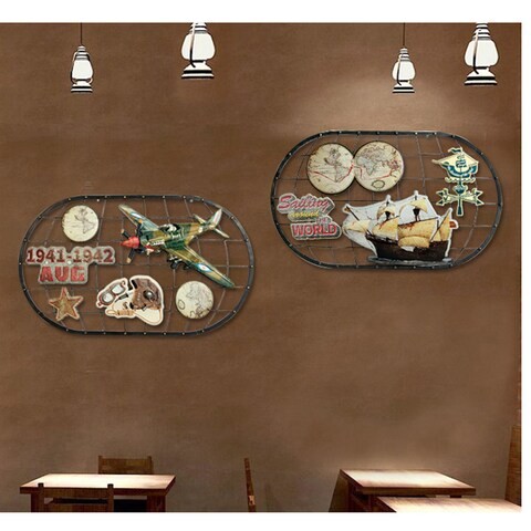 Lingwei - European and American Style Antique Decorative Painting, 75X50cm A . Style