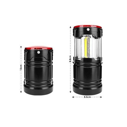 ALISSA-2PCS. COB Red LED Tent Lamp Outdoor Camping Lights.