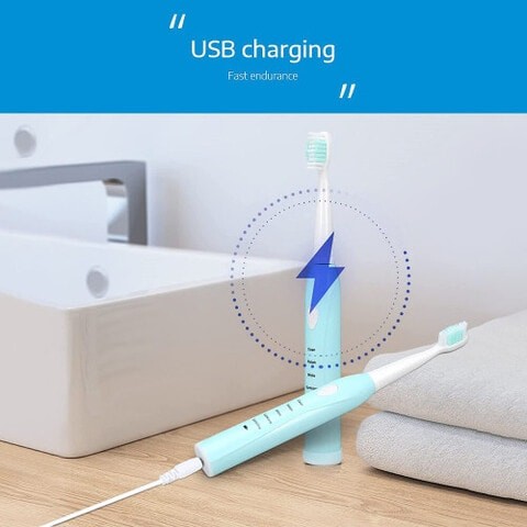 Nstar electric toothbrush adult, replaceable toothbrush head IPX7 Grade waterproof- Long standby power, soft toothbrush electronic toothbrush