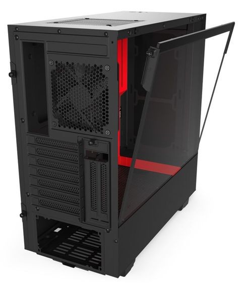 PCNZXT H510i Case Black/Red