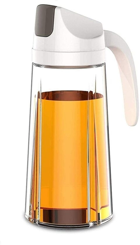 Aiwanto 600ml Oil Dispenser Bottle Oil Storage Bottle Kitchen Oil Container with Automatic Cap Cooking Oil Dispenser