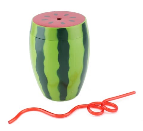 plastic cup with straw