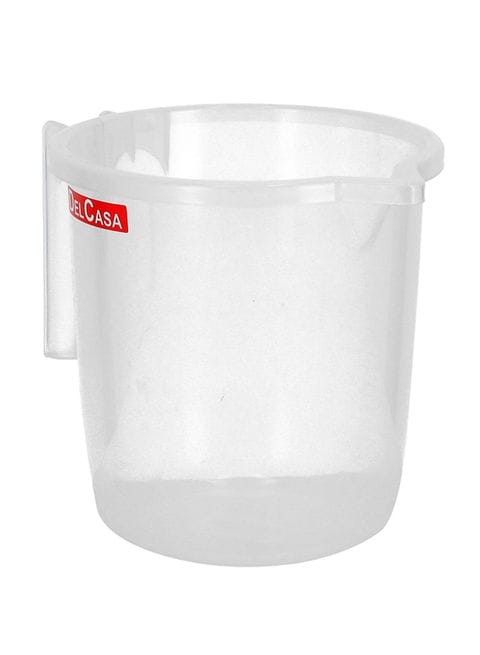 Delcasa Plastic Cup With Handle - White - 9 cm