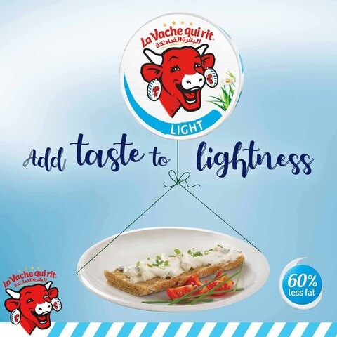 La Vache Qui Rit Light Spreadable Cheese Triangles 8 Portions 120g