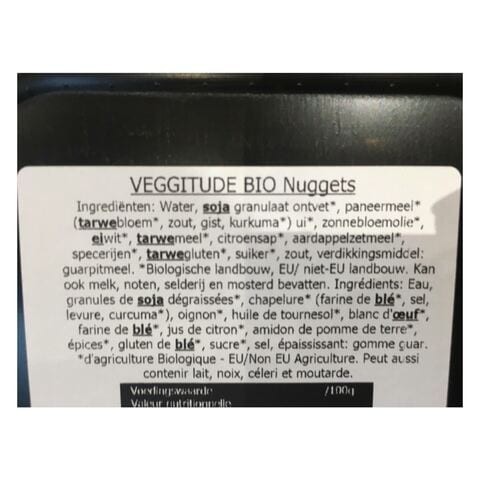 VEGGITUDE NUGGETS 22GX7