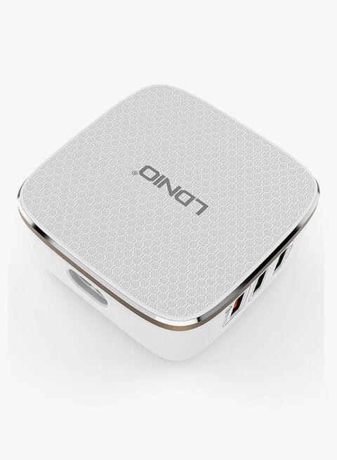 LDNIO 6-Port USB Adapter White