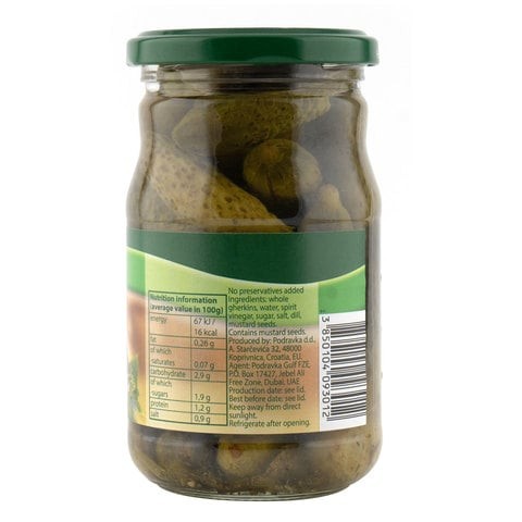 Podravka Cornichons Pickled 330 gm