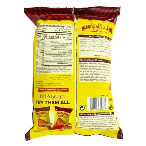 Old El Paso BBQ Tortilla Chips 100g