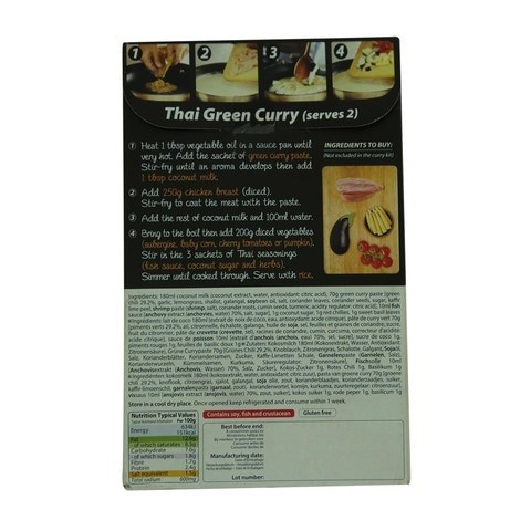 DE SIAM THAI GREEN CURRY KIT 260GM