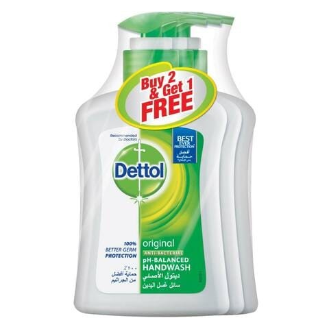 DETTOL HW ORIG 200MLX2+1 FREE