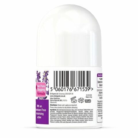 Dr. Organic Deodorant With Lavender ml