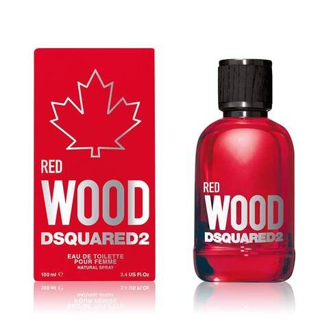 Dsquared 2 Wood Red Pour Femme Eau de Toilette Spray 100 ml