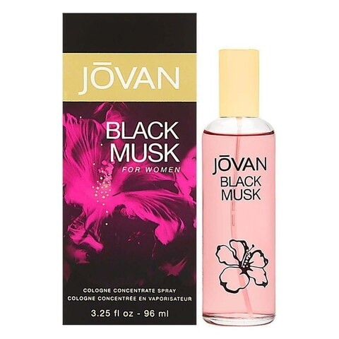 Jovan Black Musk Cologne Concentrate Spray For Women 96ml