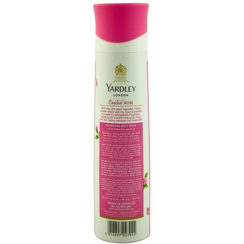 Yardley London Refreshing Body Spray 150 ml