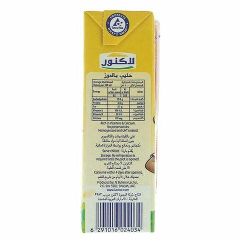 Lacnor Essentials Banana Flavoured Milk 180ml