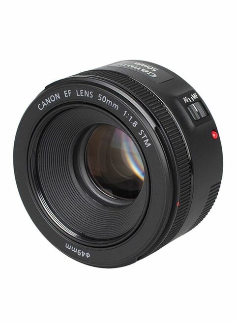 Canon Ef 50Mm F/1.8 Stm Lens For Canon Dslr Cameras Black