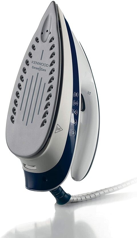 Kenwood Steam Generator Iron With Boiler, 7 Bar, Up to 600g/min Steam Shot, 2600 Watts, SSP70.000WB White/Blue