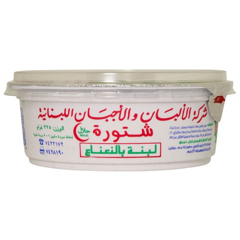 Lebanese Dairy Co. Chtoora Labneh with Mint 225g