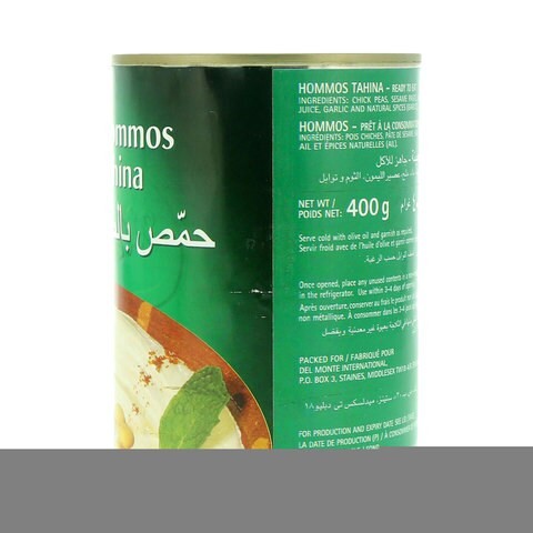 Del Monte Hommos Tahina Pest 400g