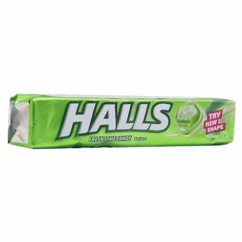 Halls Fresh Lime Candy 25.2g x20