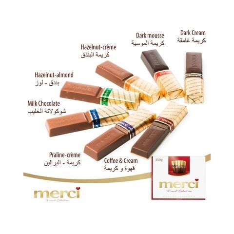 merci Finest Selection Assorted Great Variety Chocolate 250g