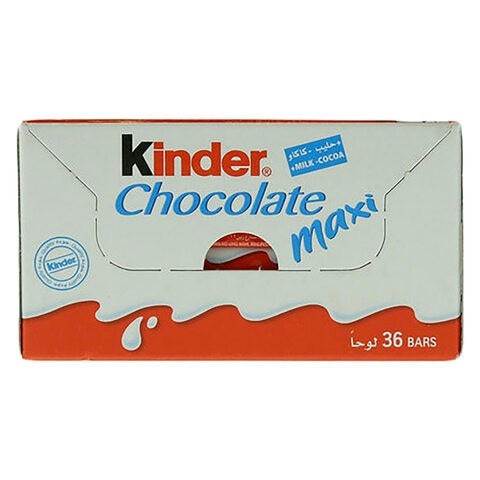 Kinder Maxi Milk Chocolate 21g x Pack Of 36