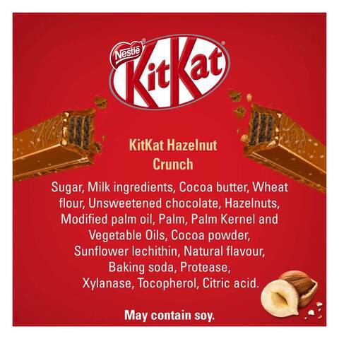 Nestle Kitkat Hazelnut Crunch 120g x15