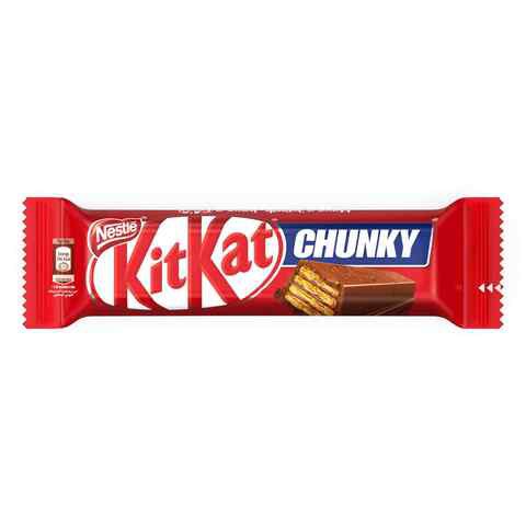 Nestle Kitkat Chunky Chocolate Bar 160g x Pack of 4